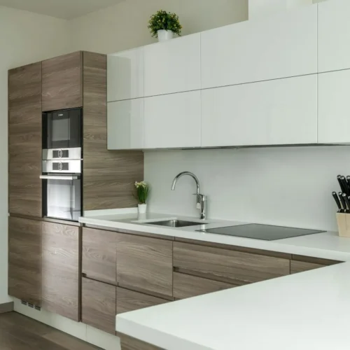 beyaz modern akrilik